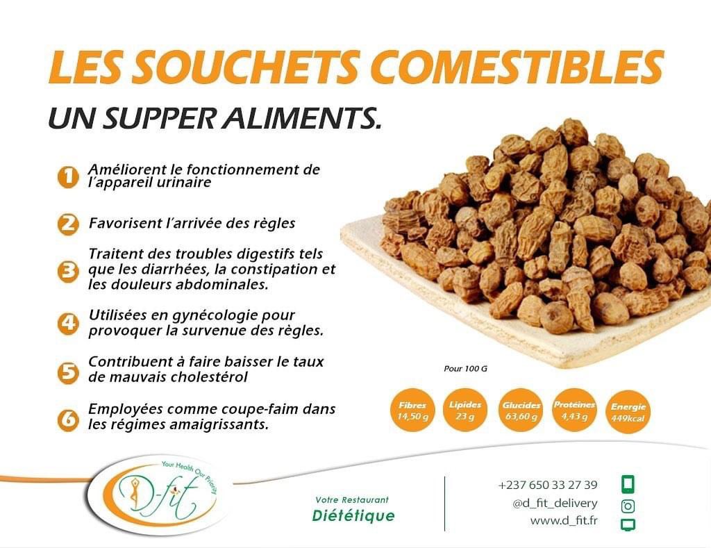 LES TIGERSNUTS OU SOUCHETS COMESTIBLES : UN SUPPER ALIMENTS. Le souchet comestible, sous le nom scientifique Cyperus esculentus, est aussi appelé "Amande de Terre", "Chufa", "Gland de Terre" et "Noix Tigrée ./3