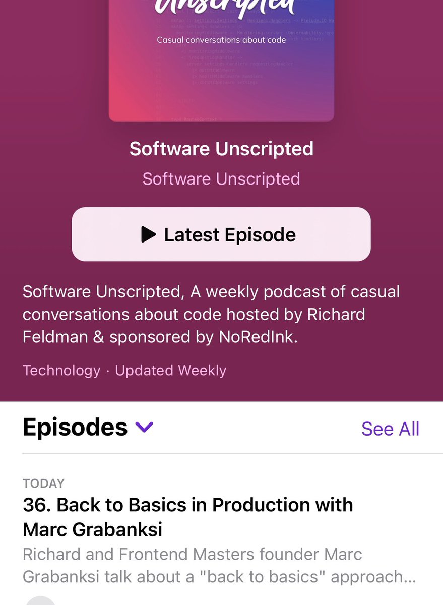 jacobpmeyer's tweet photo. Well look who popped into my podcast feed today! @1Marc https://t.co/FewKiRU06b