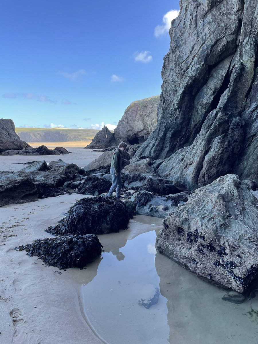 Exploring my new home, I went to Holywell Bay the weekend. Totally amazing.