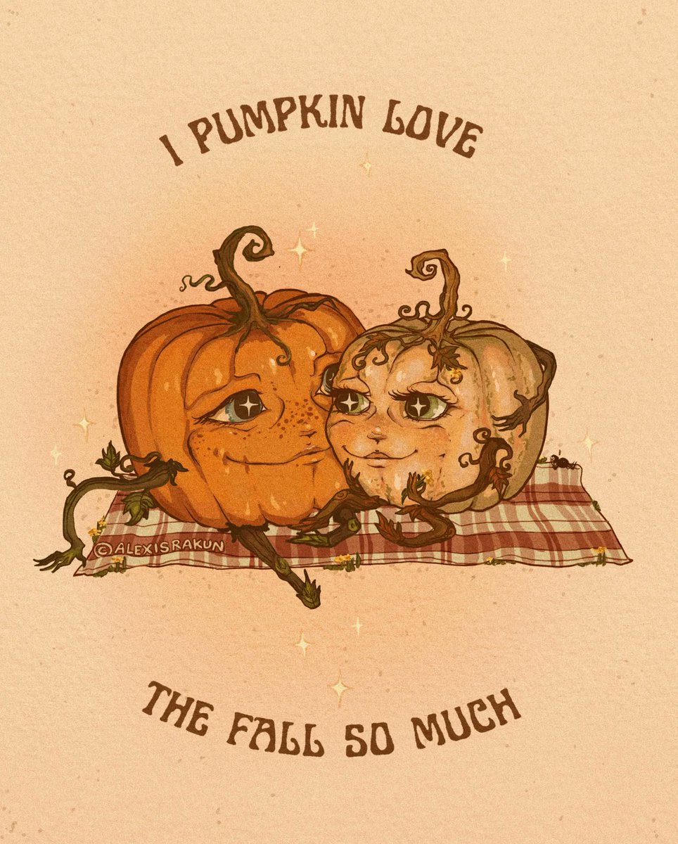 A true love story 🎃🍂 
#fall #autumn #art #artober2022