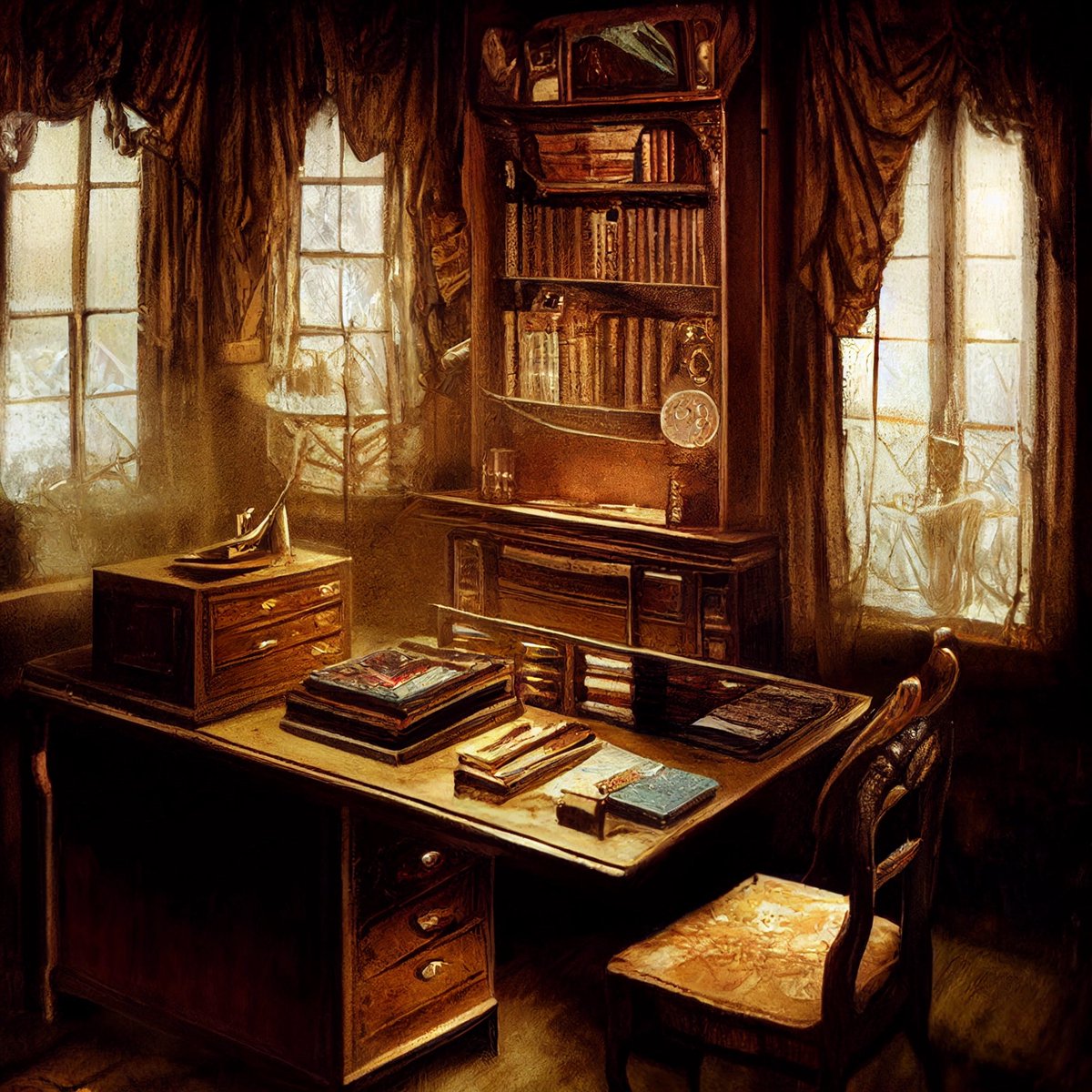 enjoying the peace and serenity of arriving first to the office...

so quiet you could hear a feather fall 🪶

...ah yes, nothing could possibly ruin this morning, except BOOKCASE WOULD YOU PLEASE STOP THAT INCESSANT RATTLING 😒