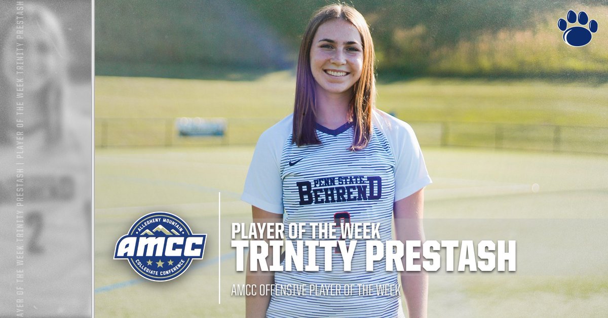 PSB Women's Soccer (@psbwsoc) on Twitter photo Congrats to our very own #2 Trinity Prestash on being named this week’s AMCC Offensive Player of the Week! <a href="/AMCCsports/">AMCC Sports</a> Congrats to our very own #2 Trinity Prestash on being named this week’s AMCC Offensive Player of the Week! <a href="/AMCCsports/">AMCC Sports</a>
