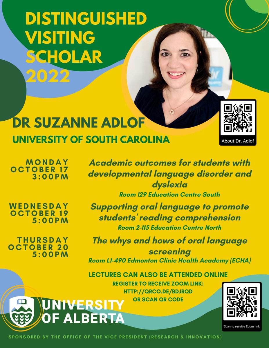 I'm looking forward to hosting <a href="/SuzAdlof/">Suzanne Adlof</a> next week!  These talks can be watched online - scan the QR code to register for the Zoom link!
