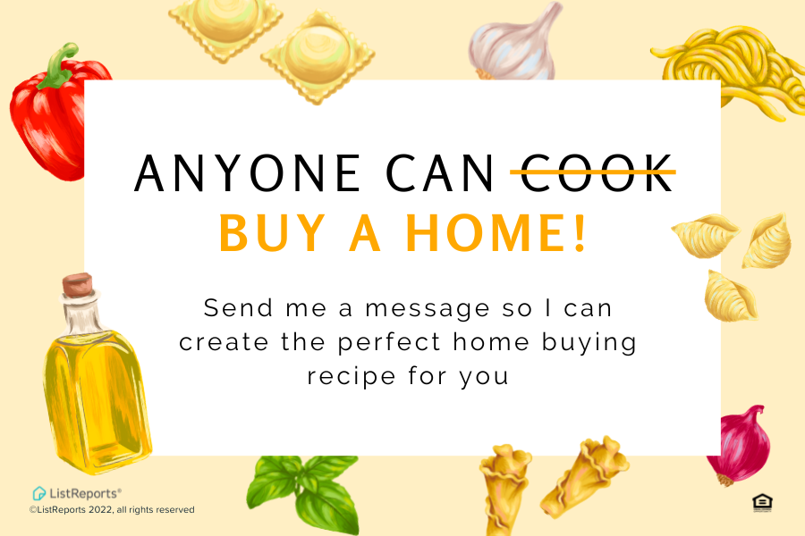 MyNorCalRE's tweet photo. Buying a home is like following a recipe! There are steps you need to follow in a specific order if you want a desirable outcome. Of course, there’s room for improvisation, but it’s worth the hustle to find the right home and make your dish come true. Call me today 🏡 https://t.co/HBpwHSiLyg