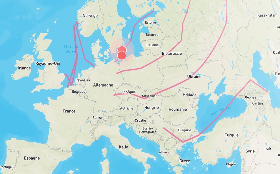 Une carte animée sur ces gazoducs qui alimentent l’Europe et nos dépendances au gaz russe grand-angle.lavenir.net/sabotage-de-no… #NordStreamSabotage avec poto @ezekiel_be