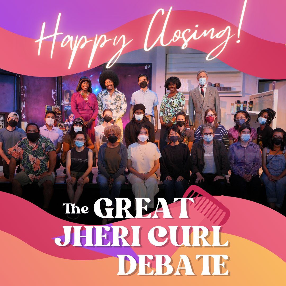 Last night, The Great Jheri Curl Debate took its final bow at East West Players. Thank you to the incredible cast and crew who put so much love and meticulous care into bringing Inda's magical world to life and to those who came to see this magnificent show.