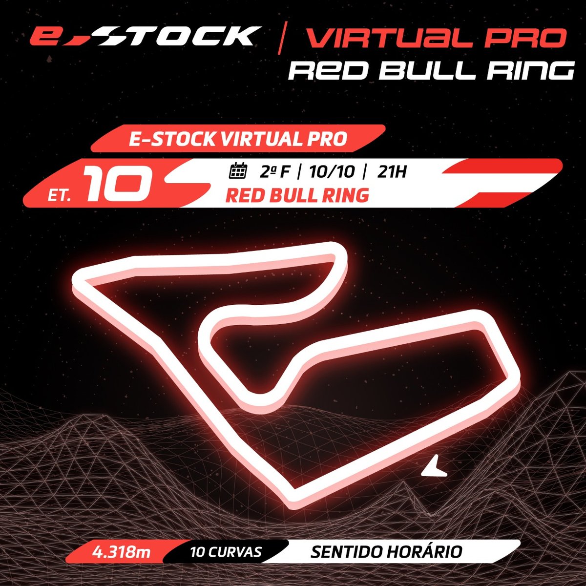 stock_car's tweet photo. Hoje tem batalha entre os craques do automobilismo virtual com a etapa de Red Bull Ring do #EStock!
É só conectar em nosso canal no YouTube (@stockcarchannel) que a largada será dada a partir das 21h!
Organização: @irbesports https://t.co/QVoasdzkGH