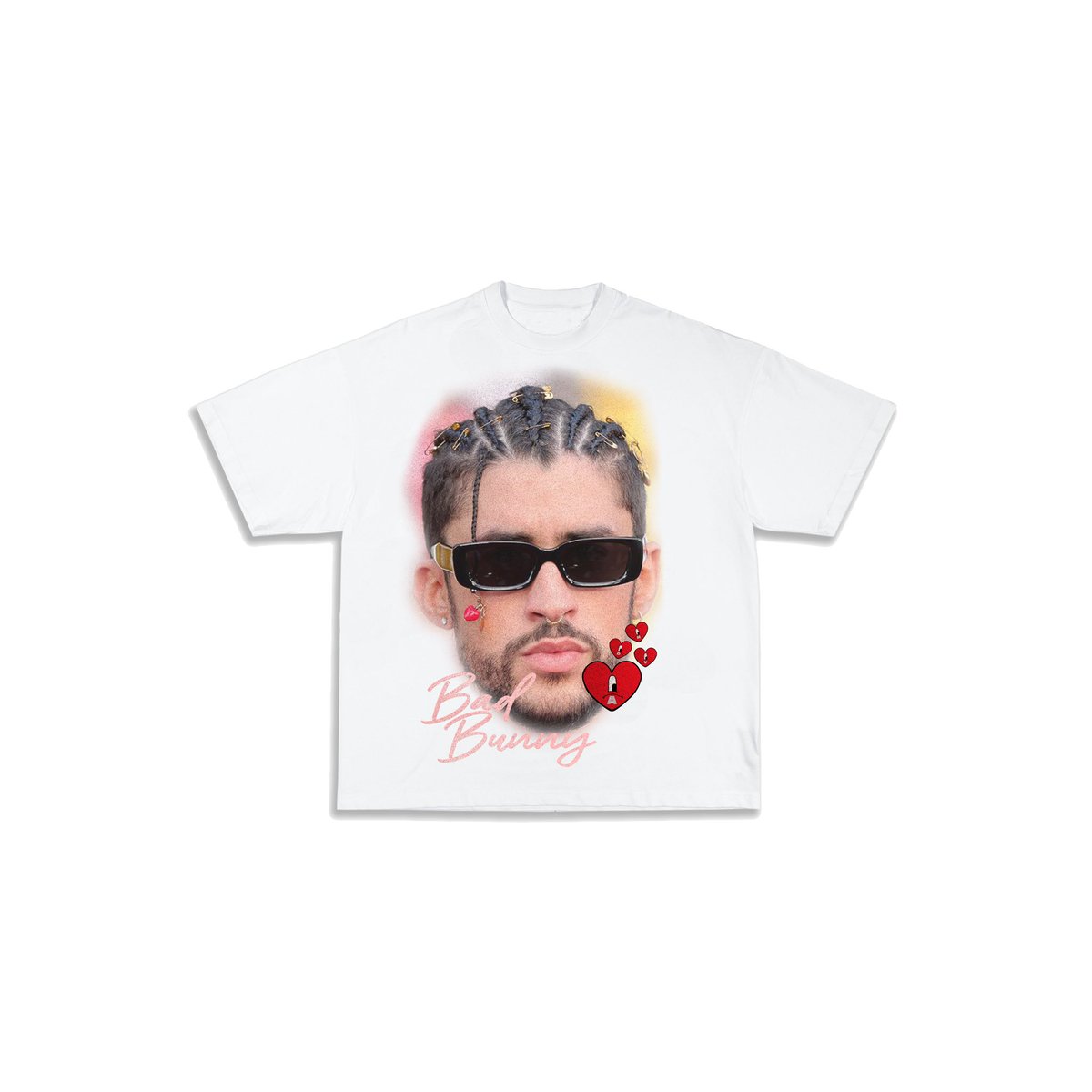 advnla's tweet photo. Bad Bunny Tee will be available to order on Wednesday 10/12 10am!!! 
VERY LIMITED QUANTITIES!!!! SIZES S-XXL!! https://t.co/q0KXnzrn1b