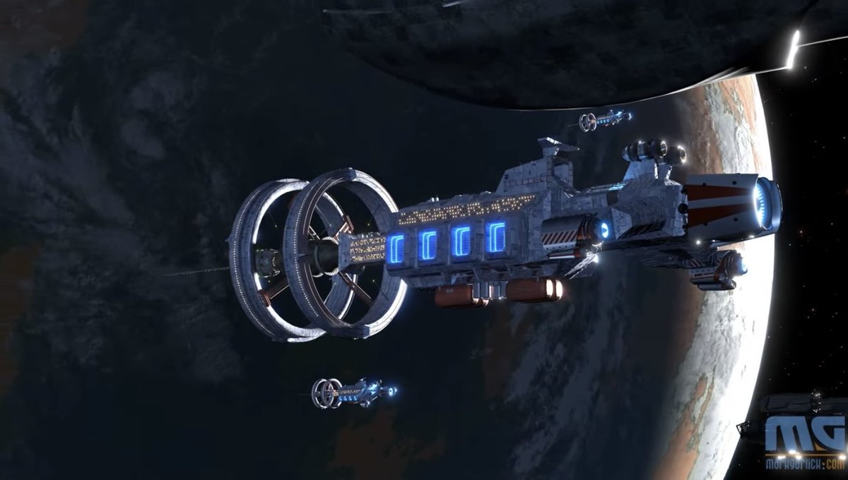 ahenk75's tweet image. Sublime 🤩this animation of future👍#spacedevelopment #innovation #visionary #Space #scifi #scifiart