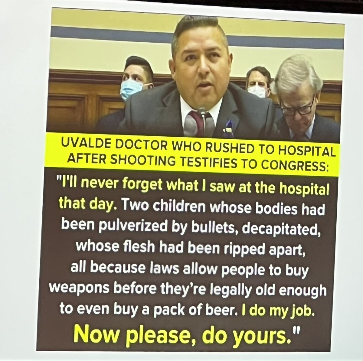 JustinMorganMD's tweet photo. What an amazing pediatrician. #Uvalde #AAP2022 https://t.co/HeDdtoifHR