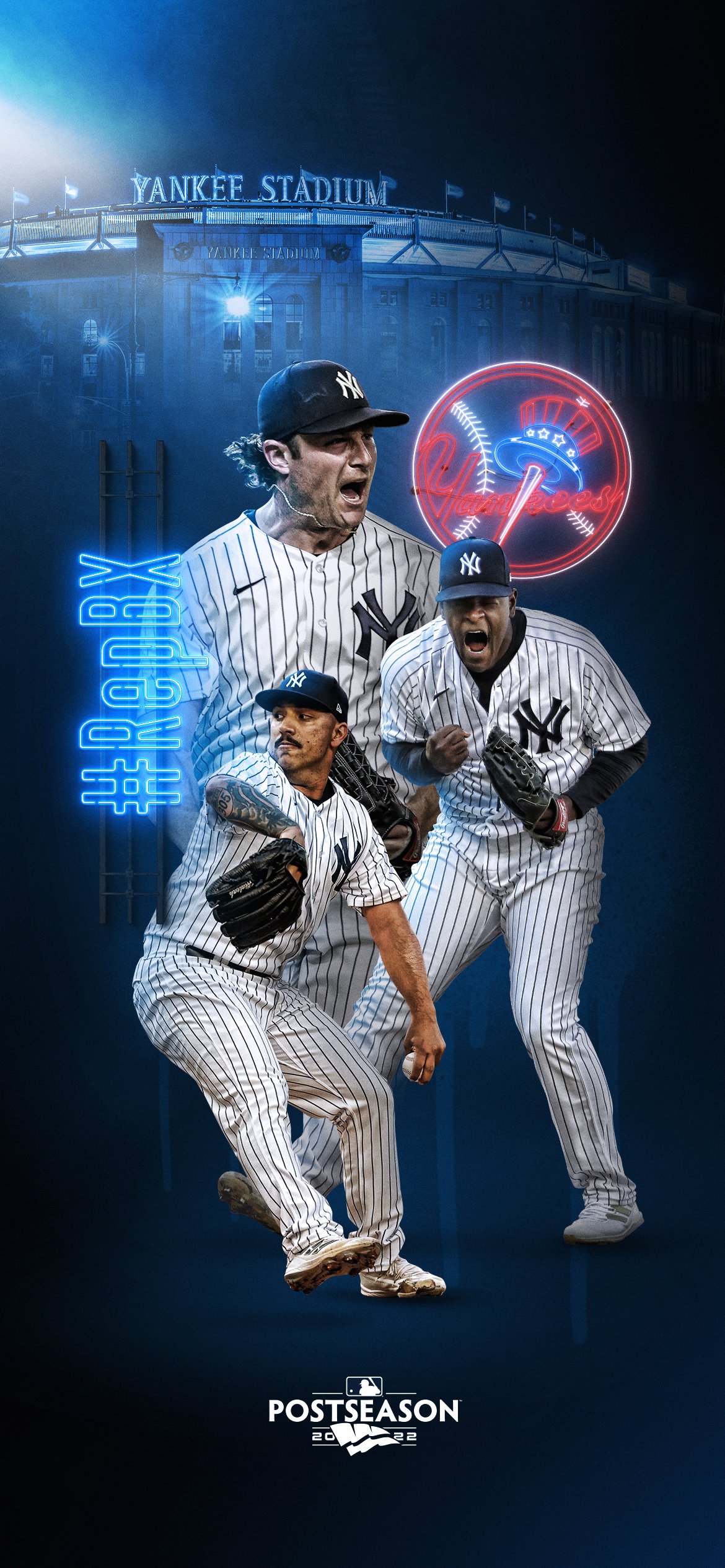 New York Yankees on X: Postseason wallpapers. Hot off the press. #RepBX   / X