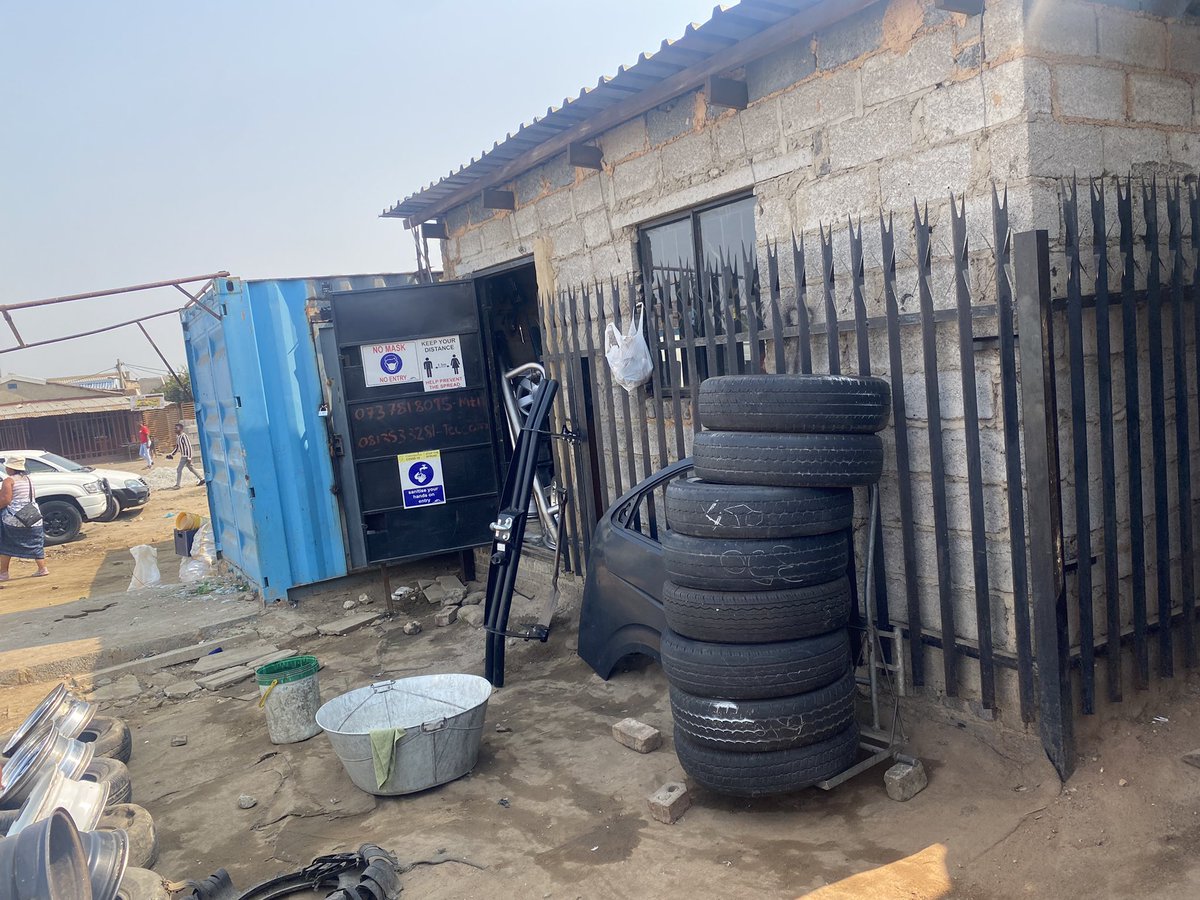 Those running business on municipal property were given 7 days to provide proof which granted them permission to do business on municipal property. #BuyaMthetho#
