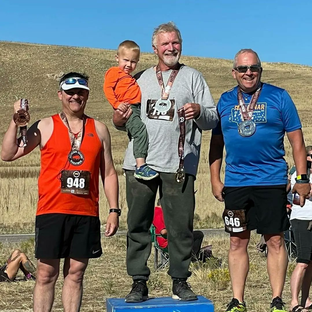 Run_Ron_Run's tweet image. Last Friday, I ran the #64 Antelope Island 5k. 3rd place age group. Great to meet new friends Mark Hoferitza Curt William Panter, Elizabeth Crookston Panter and new cousins!