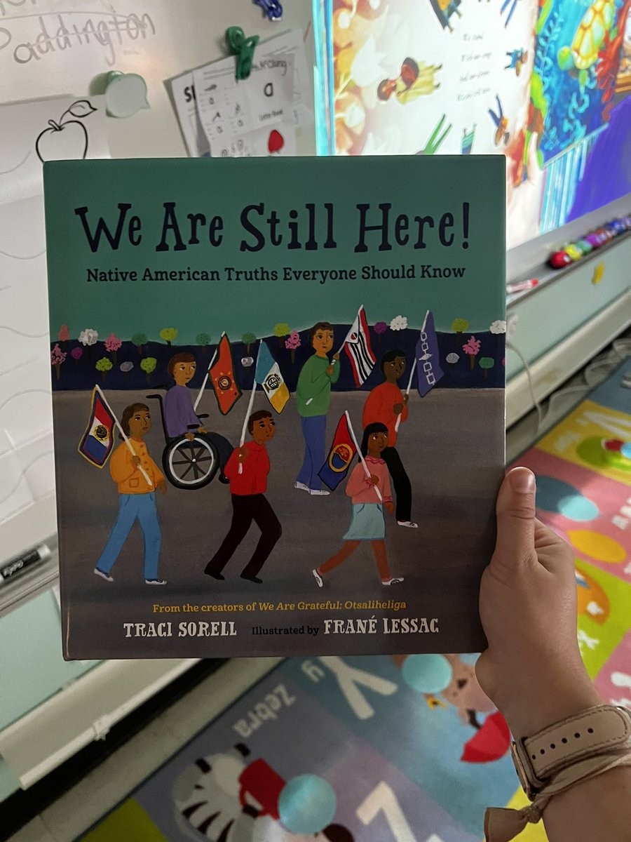 emcclungGES's tweet photo. We celebrated Indigenous Peoples Day today in Kindergarten! We ready books, watched videos, and colored a book of our own! #IndigenousPeoplesDay @GES_lions @glndschools https://t.co/6uHUNYQ2nw