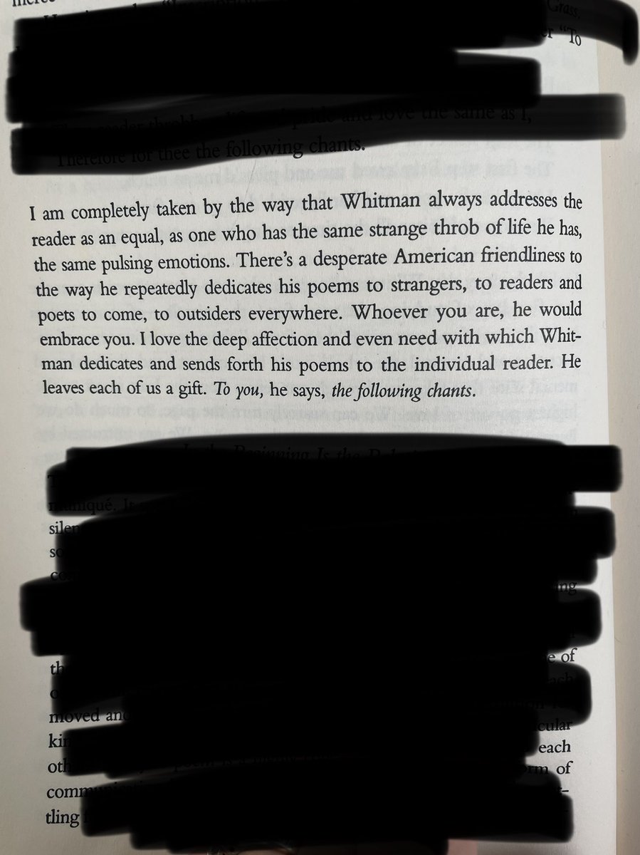 aubswrites's tweet photo. Found something nice in “How to Read a Poem” by Edward Hirsch… “one who has the same strange throb of life” https://t.co/J9SYuRGNil