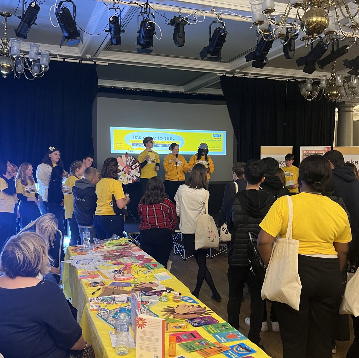 A brilliant evening for #WorldMentalHealthDay2022 hosted by @bbyc_ymps. We celebrated all things #bekindtomymind by showcasing the mental health support available to children, young people & families in Bolton. To find out more go to bekindtomymind.co.uk 💛