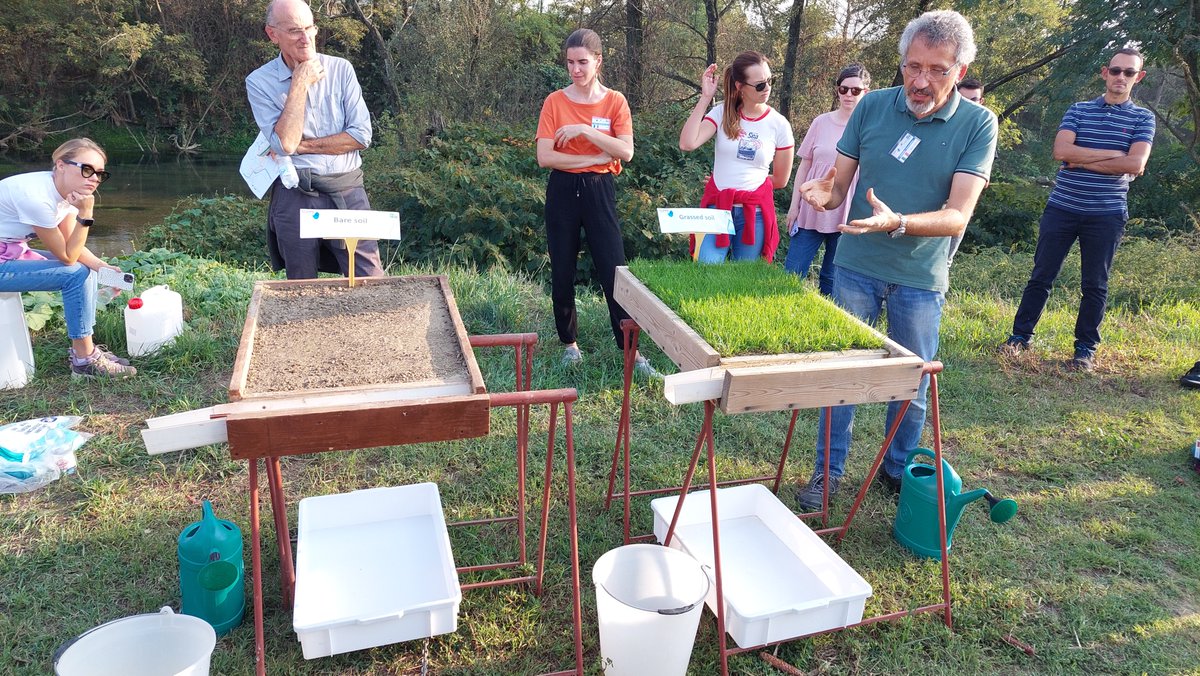 ESYF_syn's tweet photo. #ESYF was in Turin, 3-7 Oct, for the #TOPPS Academy.
#BMP training to decrease pesticide contamination of waters from point courses, spray drift, runoff, drainage-leaching #CleanWaters #TOPPSwater
Learn more: 👉 https://t.co/tN4qZIEjdN https://t.co/T2IAluSSQN