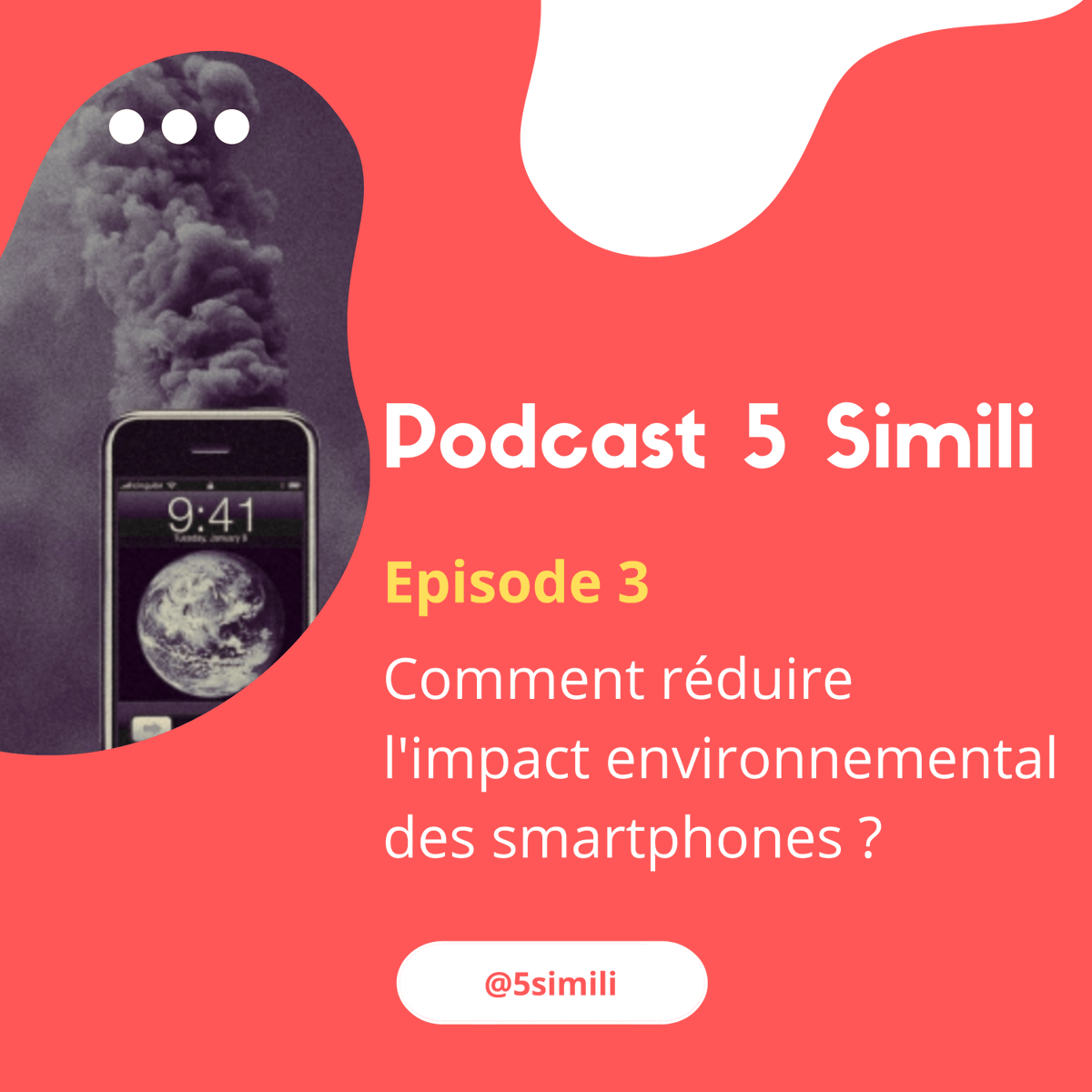 elibdiago's tweet photo. Aujourd'hui les smartphones font partie de notre quotidien car ils nous aident beaucoup

Mais ces appareils peuvent avoir des impacts très dangereux pour notre environnement

Alors réduire ces impacts ?

Ecouter ici 👉Episode 3 : https://t.co/sV318XGxEU

#5simili #podcast #kebetu https://t.co/6qhZ6uMayS