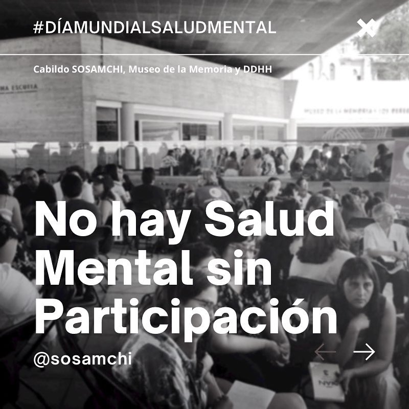 sosamchi's tweet photo. En el #DiaMundialdelaSaludMental la participación es un elemento central en la construcción de políticas públicas y bienestar en las diversas #comunidades https://t.co/TbBIcild80