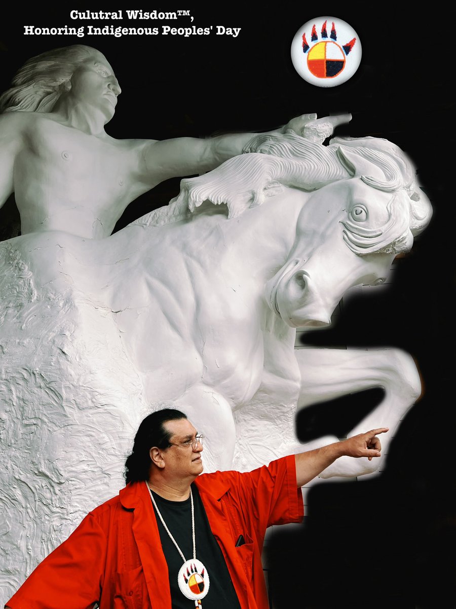 robertodansie's tweet photo. Honoring Indigenous Peoples’ Day! #IndigenousPeoplesDay #Indigenous #ToltecWisdom #CrazyHorse #CulturalWisdom https://t.co/gjmtCb5qE1