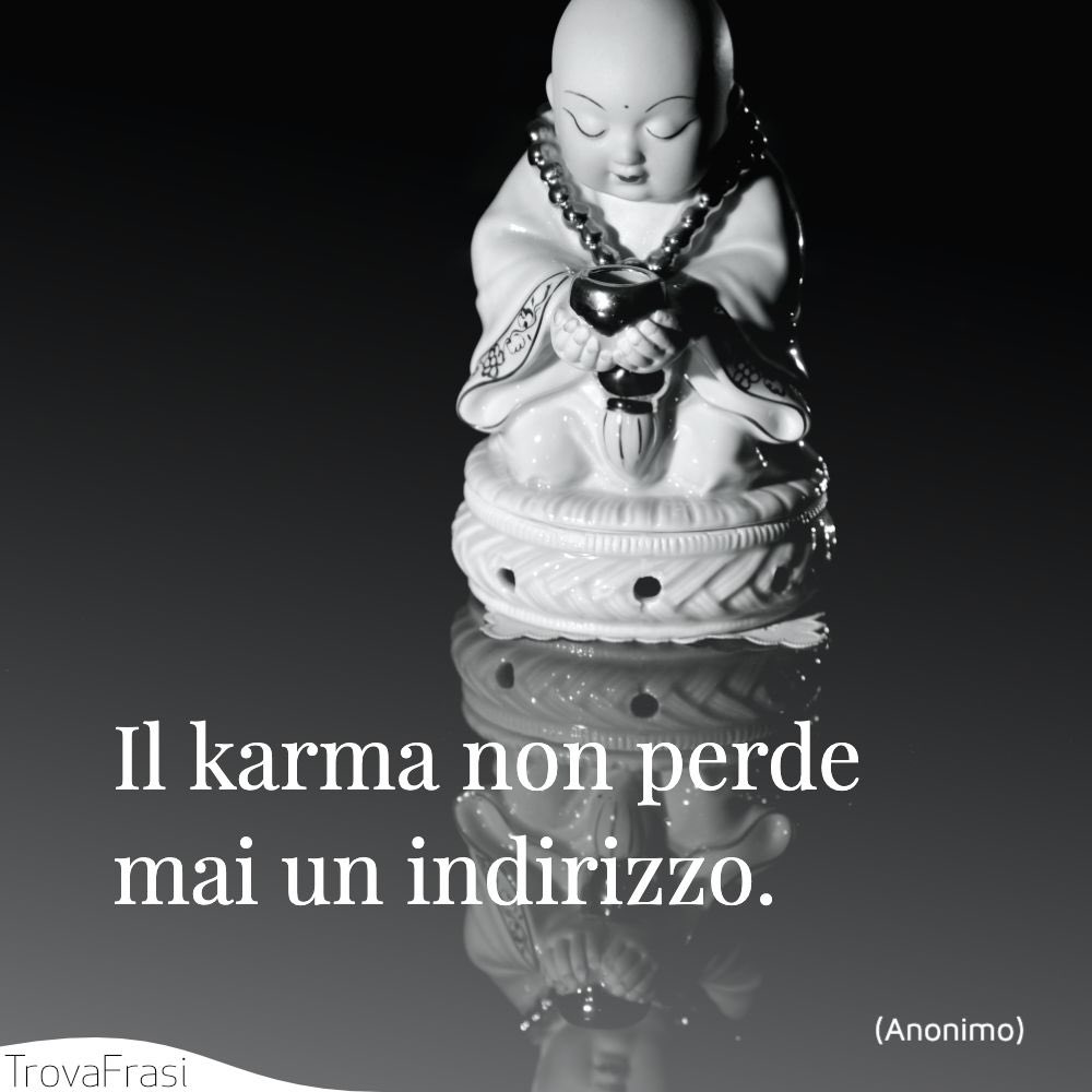E invece un indirizzo se l’è perso eccome… #karma