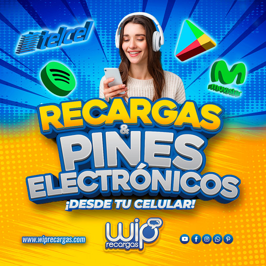 WipRecargas's tweet photo. Vᴇɴᴅᴇ ᴅᴇsᴅᴇ ᴛᴜ ᴄᴀsᴀ ᴏ ɴᴇɢᴏᴄɪᴏ
🔹Pines electrónicos
🔸Recargas electrónicas
⭐️📲#𝗪𝗶𝗽𝗥𝗲𝗰𝗮𝗿𝗴𝗮𝘀 𝘁𝗲 𝗼𝗳𝗿𝗲𝗰𝗲 𝗹𝗮 𝗺𝗲𝗷𝗼𝗿 𝗰𝗼𝗺𝗶𝘀𝗶ó𝗻
Regístrate en menos de 5 minutos con alguna de nuestras asesoras 👩‍💻
#AumentaTusVentas  #negociosmexico https://t.co/7iNp5o7OBz