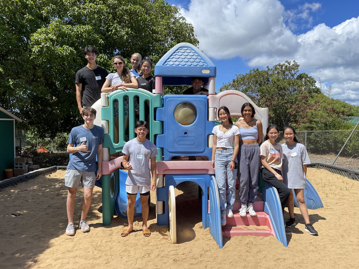 HUGSHawaii's tweet photo. Big mahalo to our @Iolani_School and @PunahouSchool HUGS Club members volunteering their day off to help sort Christmas presents for our HUGS kids. #HUGSHawaii #40yearsofHUGS https://t.co/ufqtQFpFpa