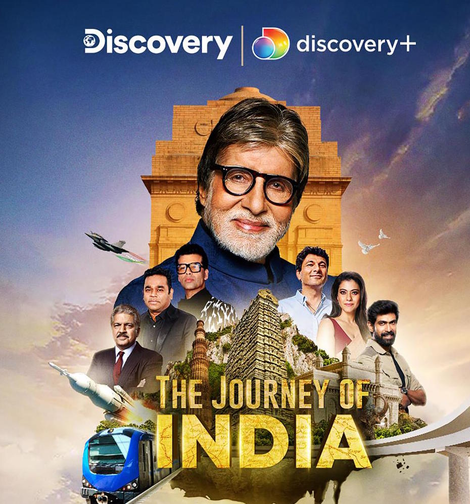 🌟Stream Now @discoveryplus Premiere Six Episode Documentary Series #TheJourneyOfIndia with @SrBachchan About bit.ly/3MpBvJA