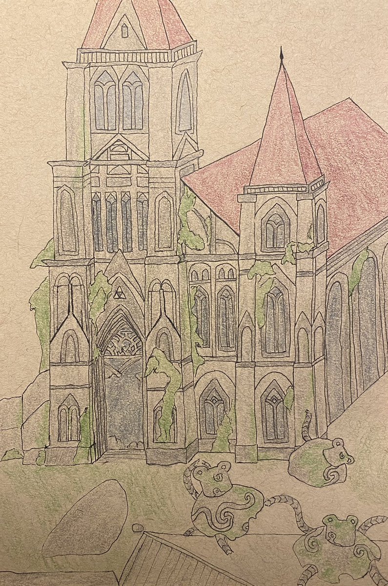 artistically_j's tweet photo. Day 10: Overgrown
Here’s the Temple of Time from Botw
#Linktober2022 #linktober https://t.co/7N8YJo0mC2