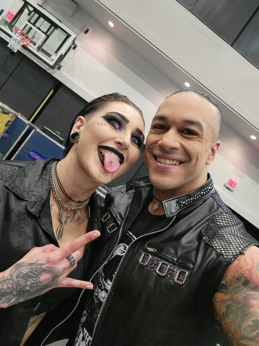 ArcherOfInfamy's tweet photo. Year to year. My favorite nightmare. Happy birthday @RheaRipley_WWE ⚖️ https://t.co/OPZuALm3XF