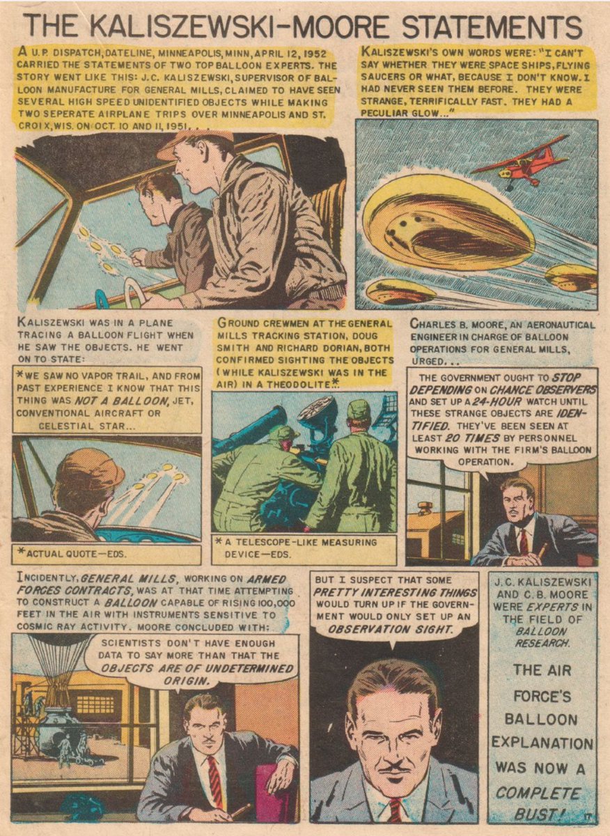 mrjeffknox's tweet photo. #ufotwitter #ufohistory #keyhoe #ufo
Today In UFO History: Another Keyhoe/Chop Case
The Kaliszewski-Moore Sightings
October 10-11, 1951 - Minneapolis, Minnesota
Oct. 11, 1951; Minneapolis, Minn. (BBU 989)
6:30 a.m. General Mills Aeronautical Labs balloon researchers, including https://t.co/M3FSjfHiQh