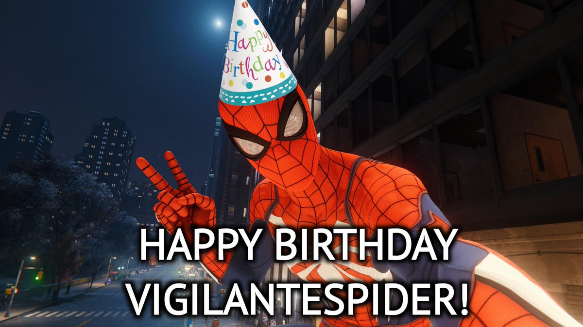 SpideyOutcast's tweet image. HAPPY BIRTHDAY TO MY BRO @SPIDEYVIGILANTE!!! Be sure to send one of the Spidey Squad co-founders a happy 23rd bday! 🥳🎂🎉🎉🎉🙌 #SpideySquadForever #SpideySquad4Life #ILoveTheSpideySquad #HappyBirthdayVigilanteSpider #VigilanteSpider #SpideySquad