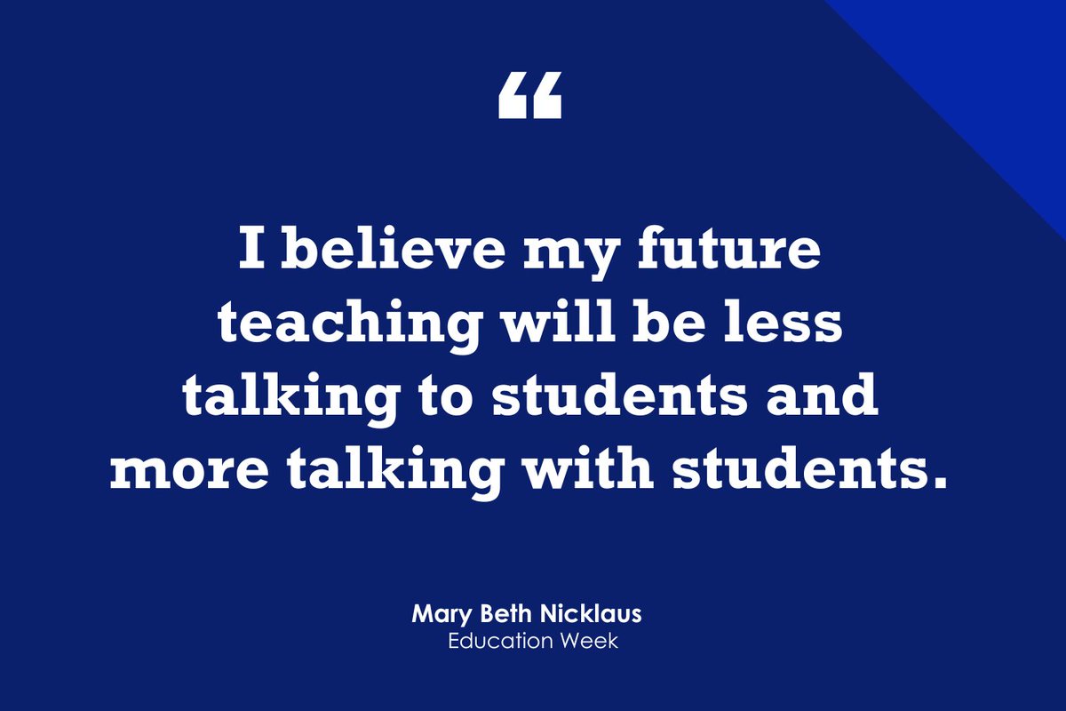NEW in <a href="/educationweek/">Education Week</a> : "8 Ways COVID Has Changed Some Teachers Forever" with <a href="/MBethNicklaus/">Mary Beth Nicklaus</a> edweek.org/teaching-learn…