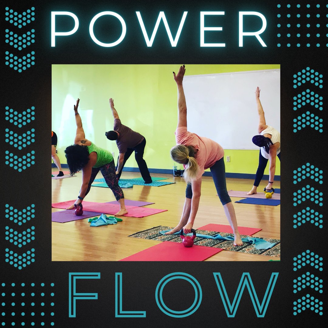 ampdstrong's tweet photo. This is not your ordinary yoga class! By incorporating yoga movements with kettlebells &amp; resistance bands AMPD Power Flow will bring balance into your life and class. https://t.co/psPFYwSRsq

#AMPDStrong #fitnessinstructor #groupfitness #groupfitnessinstructor #groupexercise https://t.co/DMlyK1MIdd