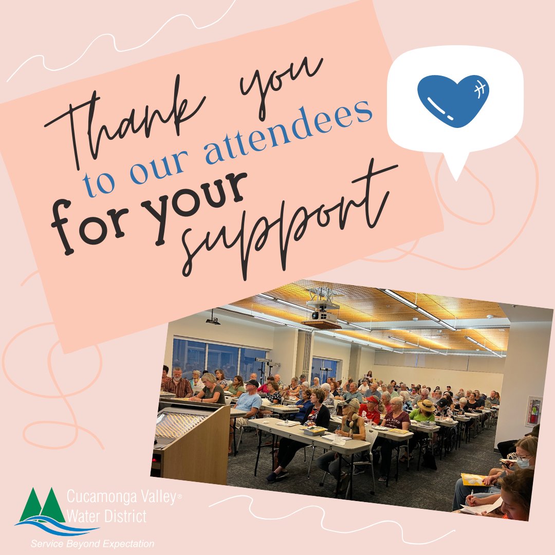 cvwdwater's tweet photo. 📢 #CVWD💦would like to thank our 7️⃣5️⃣attendees for joining us🫶🏽!

Our Colorful &amp; Drought-Proof Landscape Workshop was a huge success👏.

A huge thank you to Scott, Conservation Programs Manager @cbwcd🤝for leading our event🙌🏼!

We are grateful for our #community. 

#CVWDwater💧 https://t.co/GiP7auZt38
