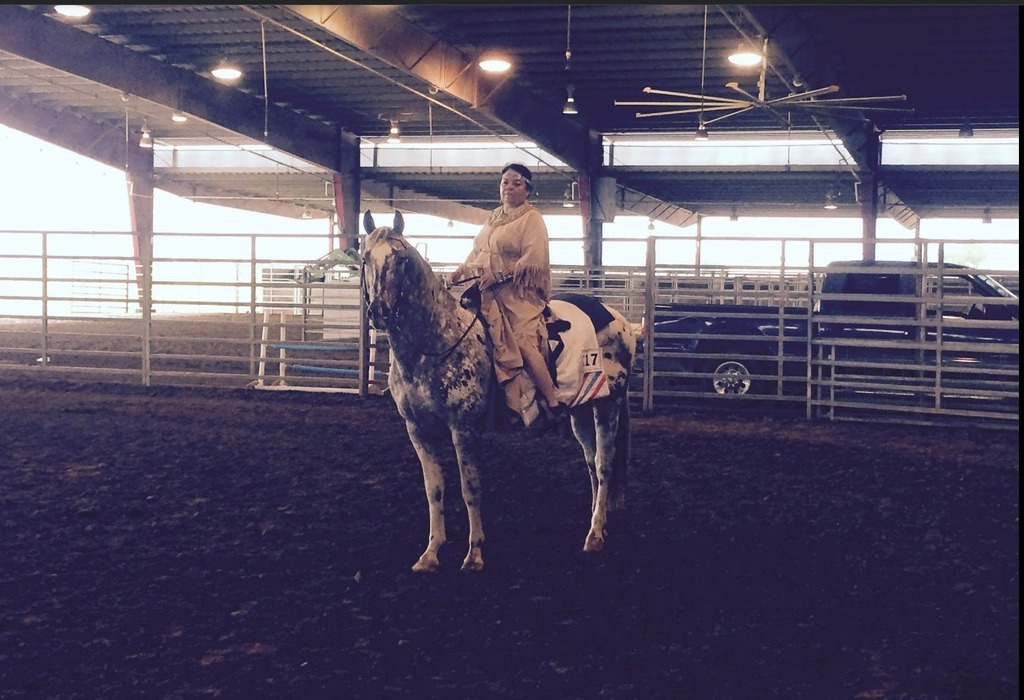 VisitIberia's tweet photo. Did you know the Appaloosa horse is the only horse bred into existence on the North American continent by the Native American People?
This picture of Choctaw Tribe member Sharyon Thompson on her Appaloosa Stud "Ace" was taken in 2019 at SugArena in New Iberia.
#Indigenou… https://t.co/1NW9UcHavb