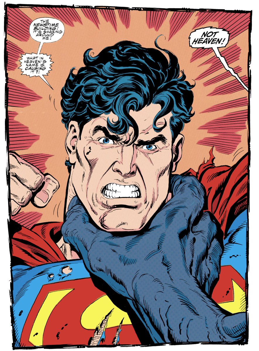 SupermanIn1990s's tweet photo. #Superman #DailyComicPanel from #ManOfSteel 15 (Sep ‘92) T: 1992 - 33 by @LouiseSimonson2 #KerryGammill #DennisJanke &amp; @glenn_whitmore https://t.co/3oUJzmPYdK