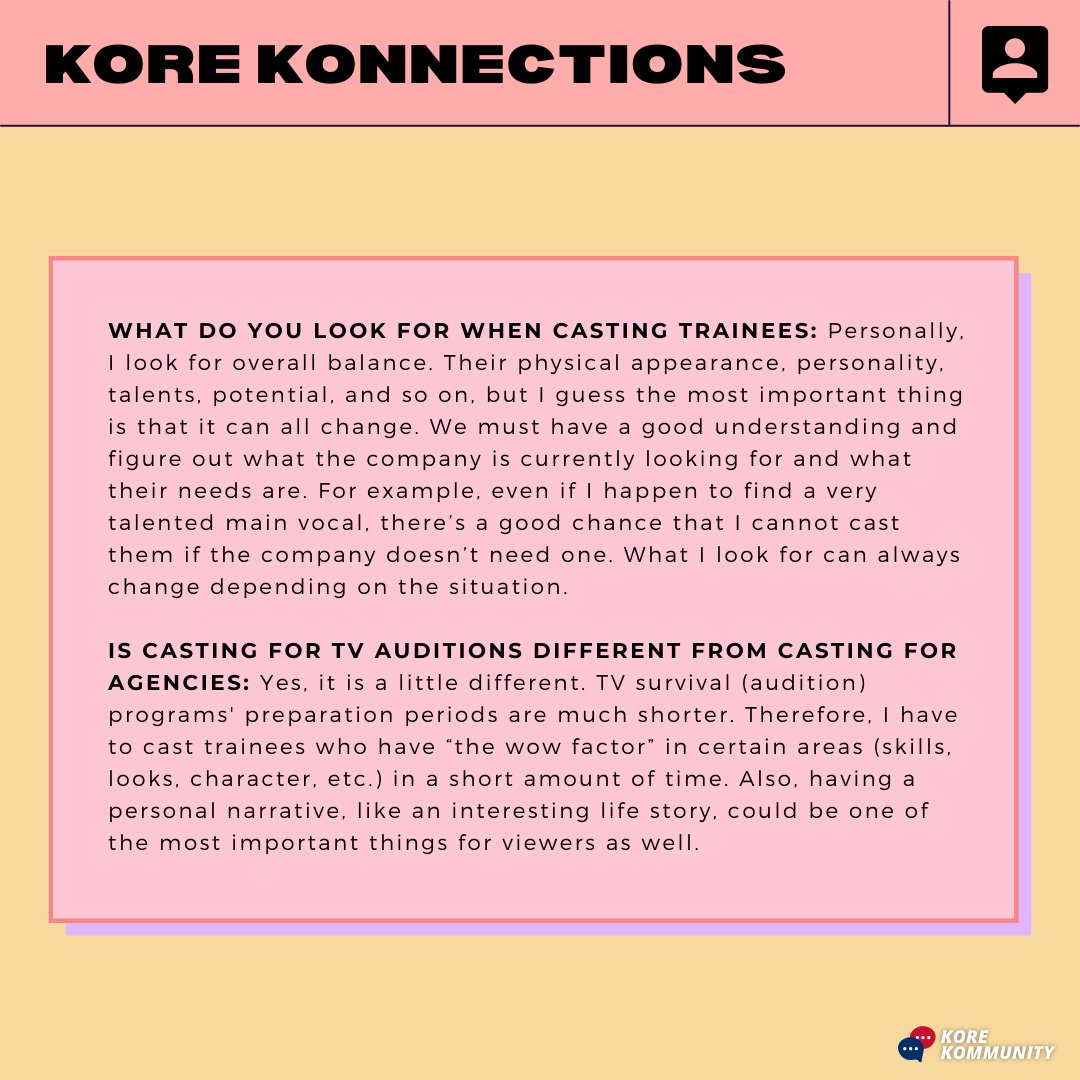 korekommunity's tweet photo. What does it take to become a trainee? The Head of the Artist Development Team at #OUIEntertainment will tell you 🎤

Darren Won leads casting and trainee management at @OUI_ent, home to #WEi and #KimYohan

#kpop #kpoptrainee #kpopaudition #kpopmusic #idoltrainee #trainee (Pt. 1) https://t.co/DWJqq0ZDFg