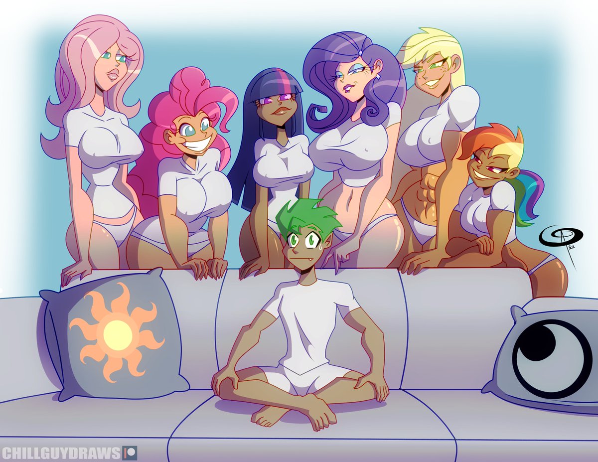 Friendship Couch Apparently it's the anniversary of MLP FIM, so I decided to let this one out of the vault early for that occasion today. Might be hinting at future events. ____________________________________________ Pledge for early access to art and comics!