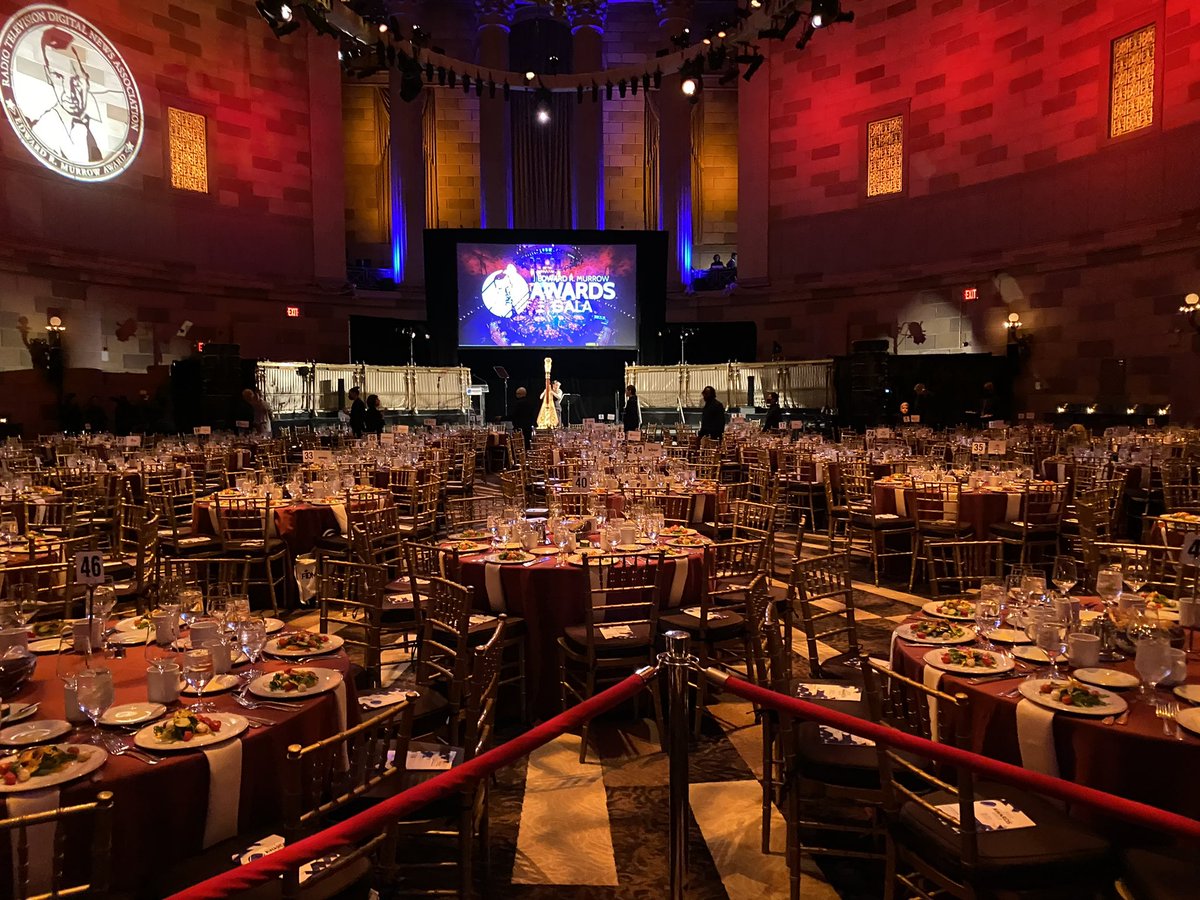 MarissaWGME's tweet photo. In NYC at the National Murrow Gala accepting our award for Overall Excellence. A celebration of amazing journalism across the country!
#murrow https://t.co/A66XcHwF1D