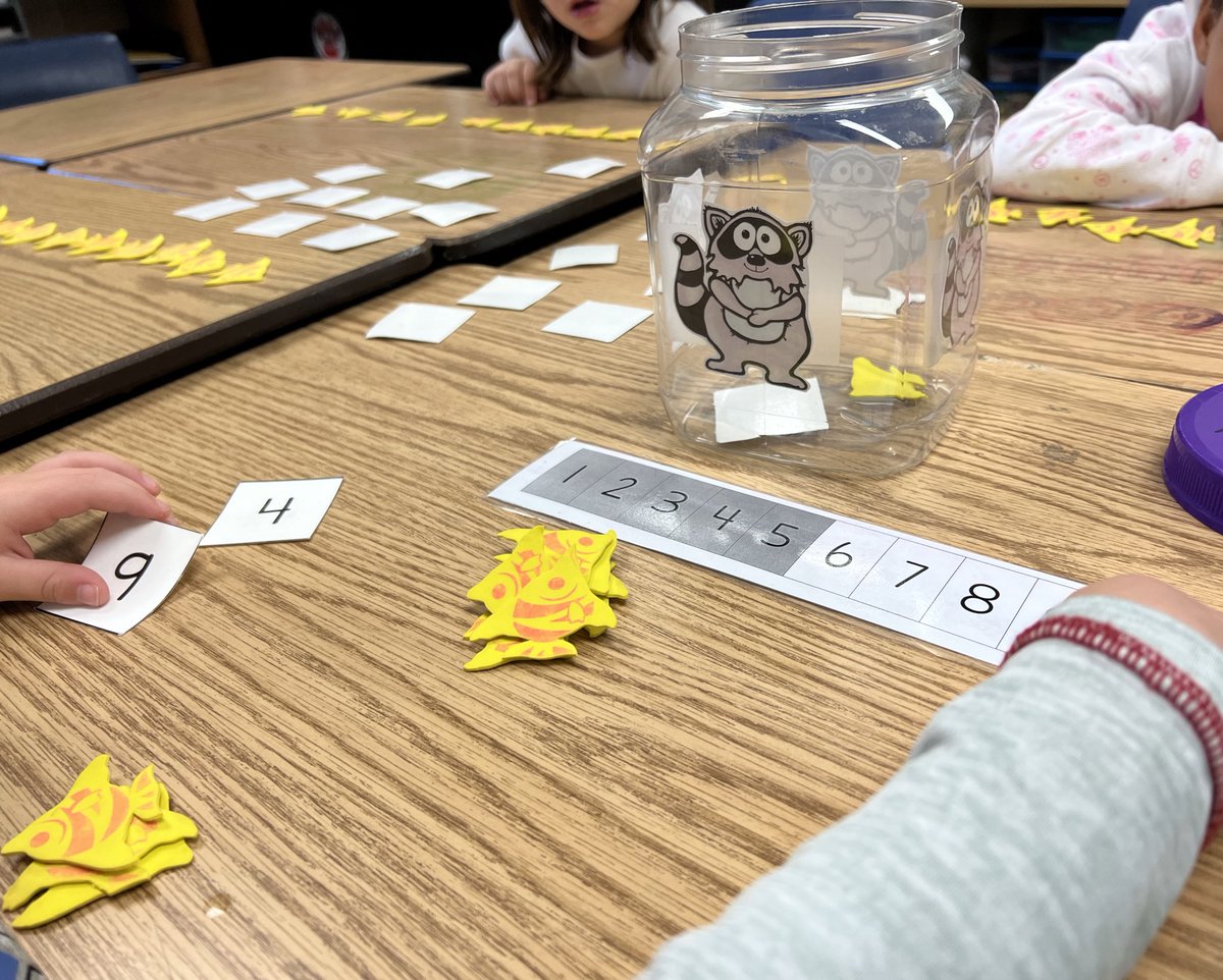 beebepan's tweet image. Making number identification fun! “Don’t feed the raccoon” #elemmath #BeebeAdventures #PartnersInGrowth