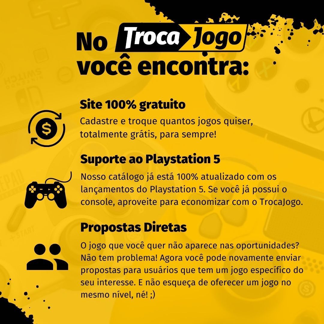 TrocaJogo's tweet photo. Venha trocar com a gente e economize seu rico dinheirinho! 😍🎮
.
.
.
.
.
.

#trocajogo #sitedetrocadejogos #trocadejogos #games #plataforma #redesocial #jogosusados #jogos #jogosnovos #redesocialparagamers #redesocialgamer #trocajogoblog #blog #gamesusados https://t.co/K3eU4auE8K