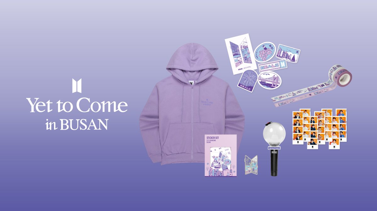 BTS Yet To Come in BUSAN 釜山コン　パーカー