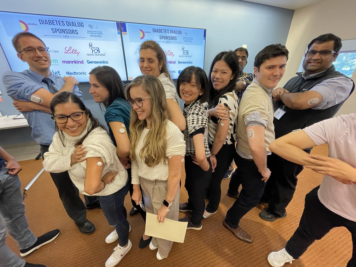 Drhkakturk's tweet photo. Fellows tried #libre3 #libre2 #dexcomg6pro #omnipod5 #tandemcontroliq #medtronic770g at our workshop at the #diabetesdialog2022 They loved this experience, it is important to try to understand how people with diabetes feel daily. https://t.co/iAiZdqdn12
