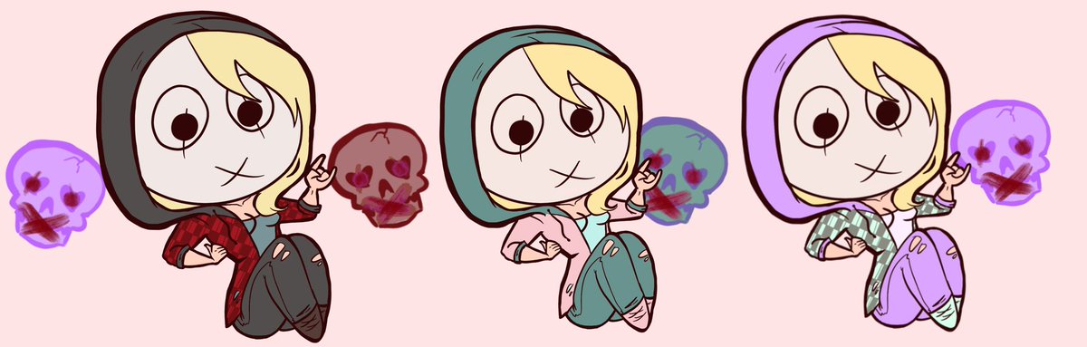Awful_Bartender's tweet photo. @castlehavven Hi my name is Chandler and I really like Dead by Daylight and I’m terrible at finishing projects but here’s the last few finished things I did ❤️❤️❤️ https://t.co/ssVLrCSgS8