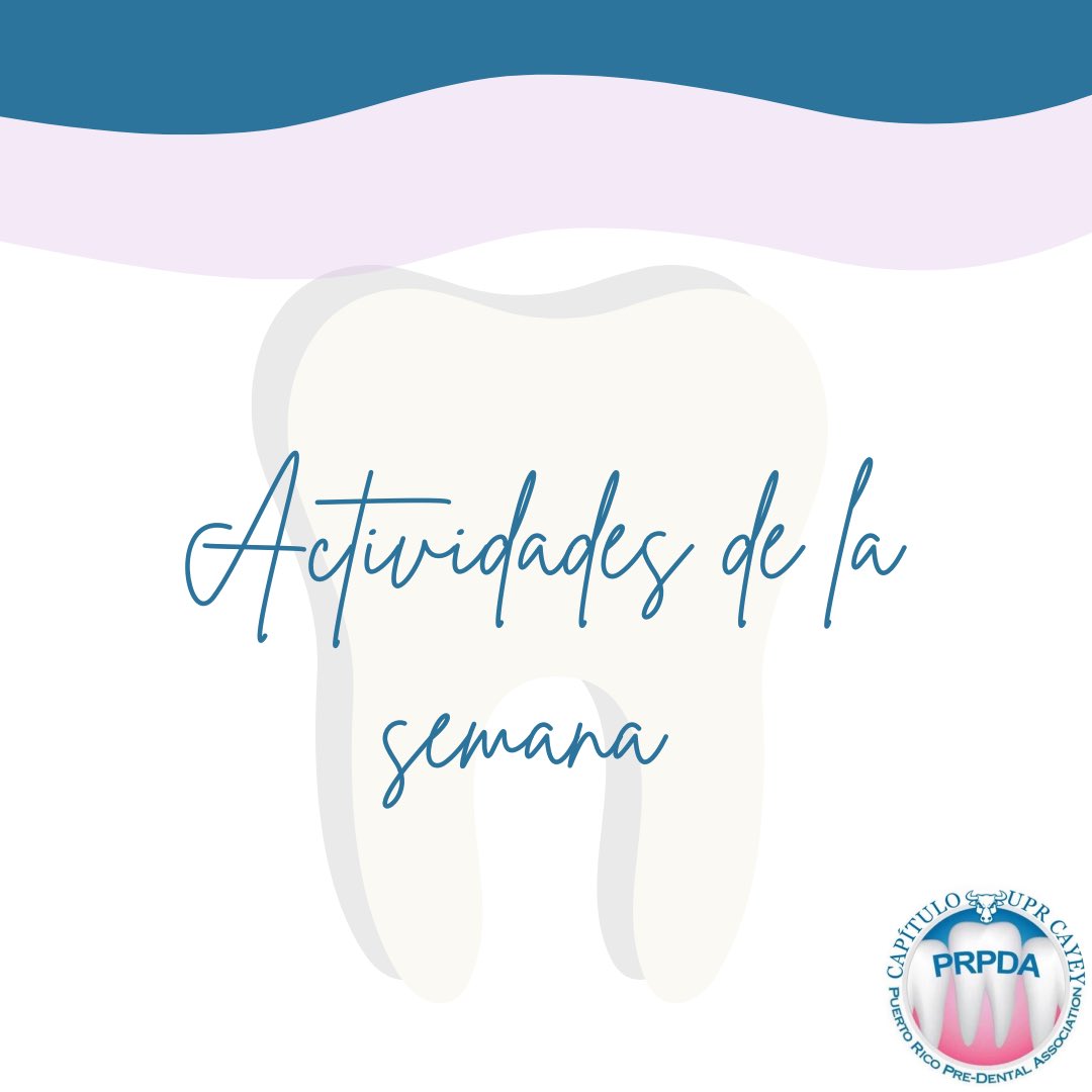 predentales's tweet photo. Saludos pre-dentales! 🦷
Les queremos compartir las actividades pautadas para esta semana! 
Miércoles, 12 de octubre: Charla informativa sobre la Escuela de Medicina Dental.
Viernes, 14 de octubre: Tour de la Escuela de Medicina Dental RCM y charla del portafolio. https://t.co/GooSOcGjDw