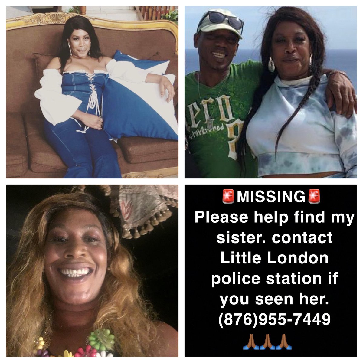 thetillaflow's tweet photo. @This_is_a_Blast please help me find my missing sister. Marvelyn Haye from Revival Westmoreland 🙏🏾🙏🏾🙏🏾 https://t.co/0GMfbgYmQL