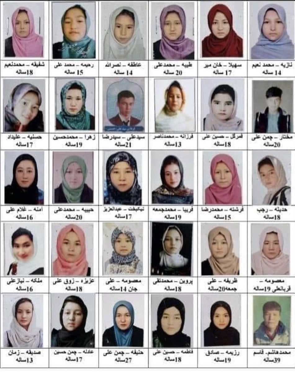 #StopHazaraGenocide

 كاج درختى كه خزان ندارد و در سرما و گرما سبز است، پر از مقاومت، ايستادگى و زندگى.
درست مانند دختران كاج …🌱