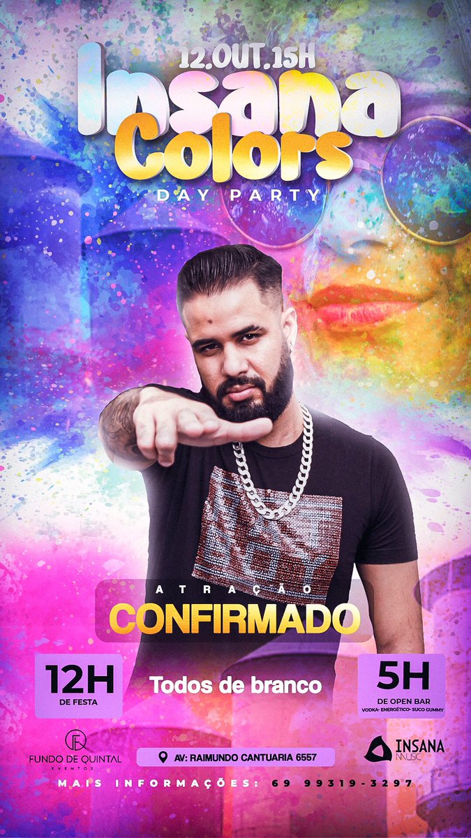 RyckPedrinhow's tweet photo. Onde vamos nos encontrar neste feriadão? 11 e 12 de Outubro.
• Insana Colors
• NEOHM
#rycksound #farofa #embaixadordafarofa #Neohm #prog #insanacolora https://t.co/iLU4RB1IKF