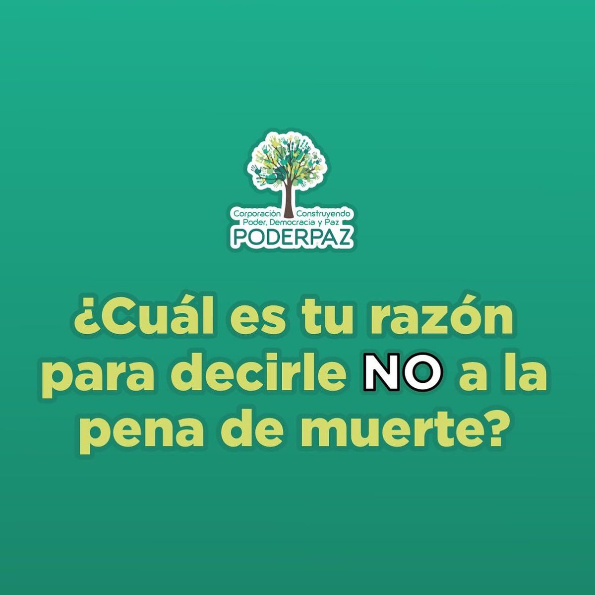 PODERPAZ_COL's tweet photo. Además de alzar un llamado 🗣 a la erradicación total de la pena capital, abogamos para que los condenados tengan derecho a vivir en condiciones que no atenten y degraden su dignidad humana.
📲 Comparte esta información con tus amigos.
#poderpaz #diamundialcontralapenademuerte https://t.co/mTrLRZ9gkL